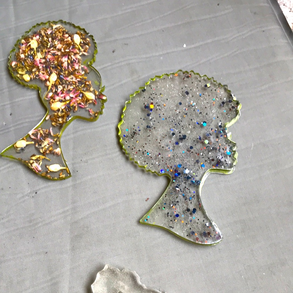 2 Mother and Daughter Coasters